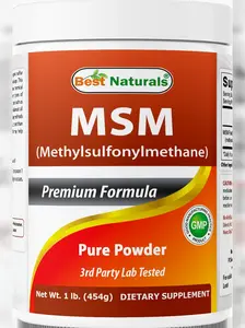 Best Naturals 100% Pure MSM Powder, 1Lb Best Naturals 100% Pure MSM Powder, 1Lb