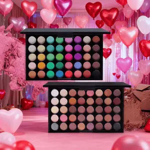 40 Color Matte Pearl Metallic Eyeshadow Palette, Gentle Commute Look & Party Vibes, Fine Powder, Easy Blend, Ideal for Students and Professionals