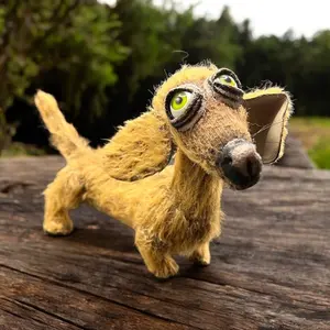 Handcrafted Plush Dachshund Toy – Unique Stuffed Animal Gift