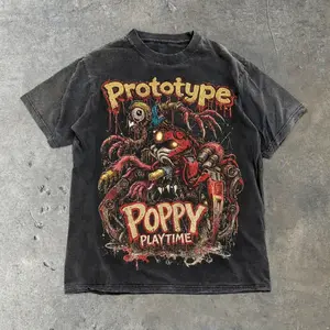 Youth and Adult poppy playtime, chapter 5 shirt, prototype tee, horror game shirt, scary toy tee, monster graphic, gamer shirt