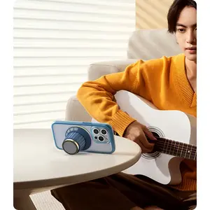 New Magnetic Detachable Knob High-Fidelity Bluetooth Speaker with Colorful Lights, Wireless Mini Portable Audio System