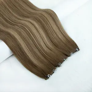 ALT Hair Extensions Macchiato 22” Micro Weft Weight: 60g Rooted 8/8/18