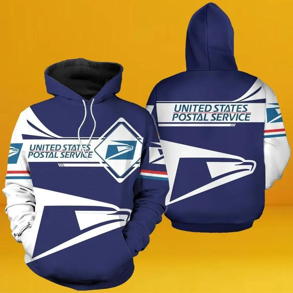Vintage Casual USPS 3D Hoodie for Men and Women, Trendy 3D Hoodie, Cool Unisex Fashion Top
