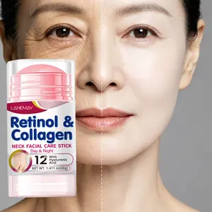 12% Retinol Collagen Neck Firming Stick with Hyaluronic Acid, Daily Use, Deep Moisture, Moisturizing, Brightening, Fine Line Reduction, Quick Absorption, 40g