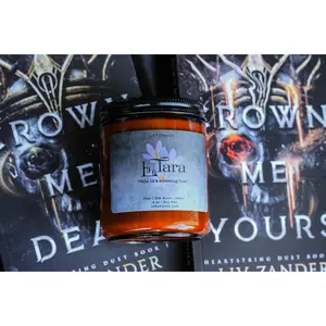 Elara | Liv Zander | Heartstrings Duet | Crown Me Dead | Crown Me Yours Book Themed Candle