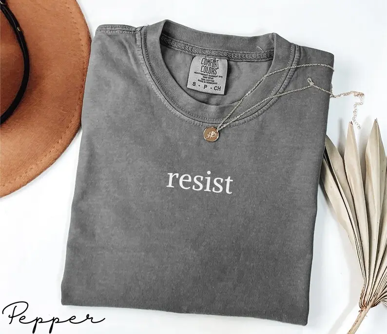 Comfort colors Resist TShirt, Activism T-Shirt, Justice Tee, Protest TShirt, Current Events T-Shirt, Bold Resistance Tee, Statement Tee, Progressive TShirt
