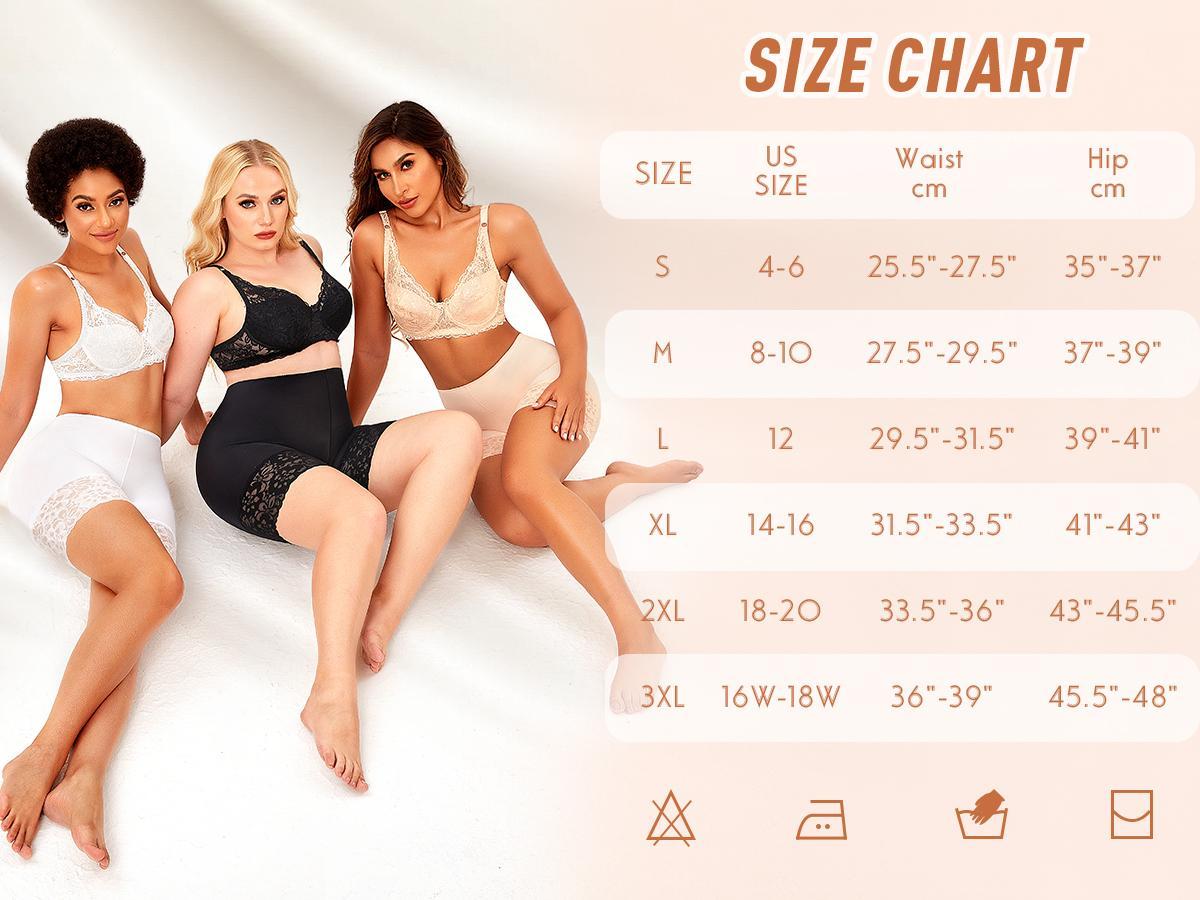 Werena Seamless Lace Underwear Shorts for Women Anti Chafing Boyshorts Panties Lightweight Breathable Elastic Fit Basic Bottom Fabric Skirt