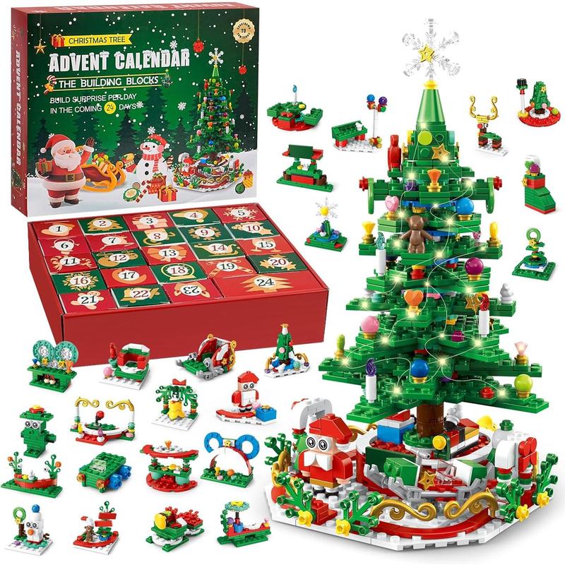 Advent Calendar 2025 Christmas Tree Building Toy Magical Christmas Tree ...