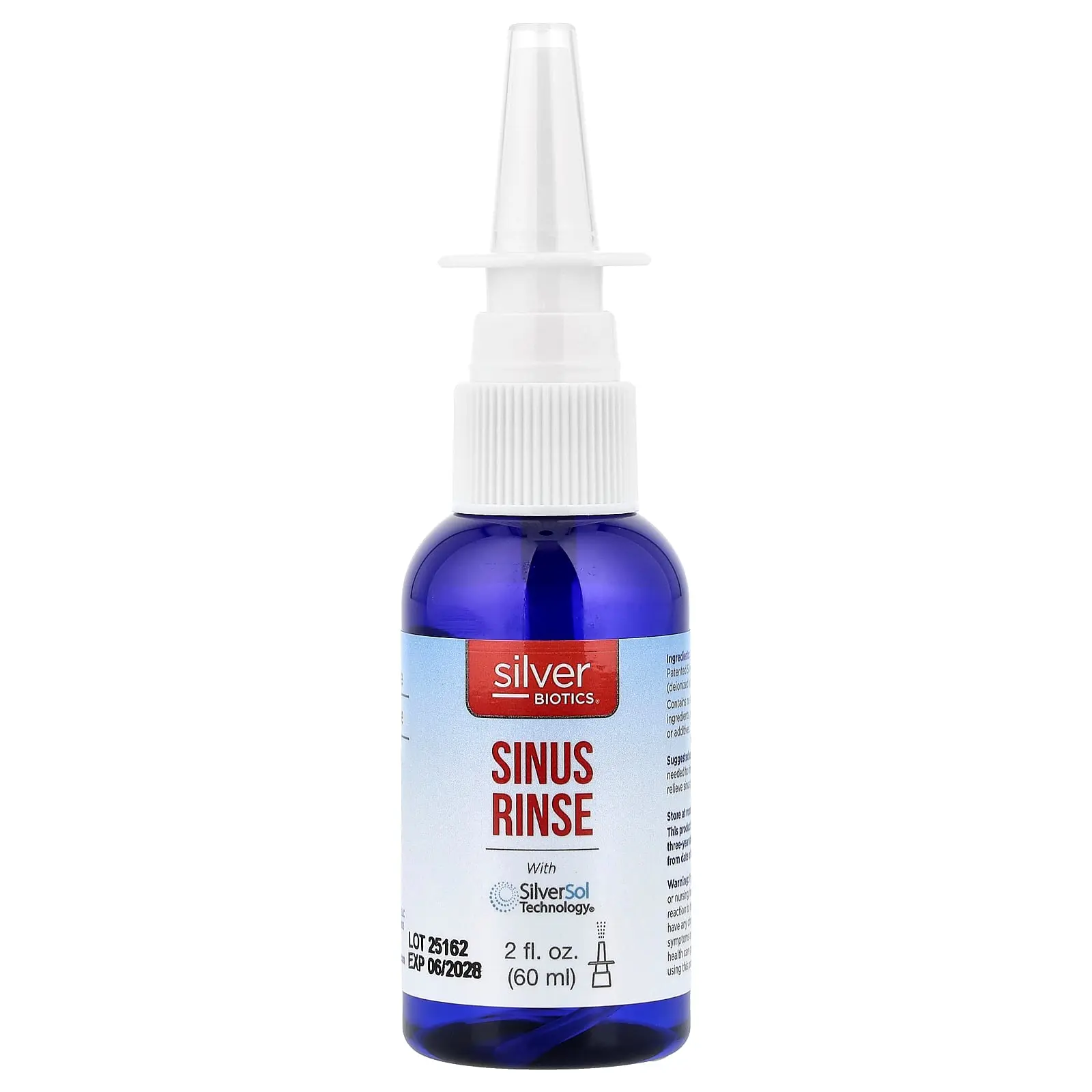 American Biotech Labs Silver Biotics®, Sinus Rinse With SilverSol Technology®, 2 fl oz (60 ml)