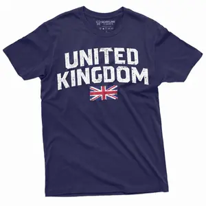 United Kingdom T-shirt UK flag Coat of arms Mens Womens Unisex Tee Shirt Wales Scotland England Northern Ireland Tee Shirt