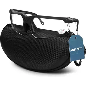 Shooting Glasses with Case Anti Fog Hunting Safety Glasses for Adults