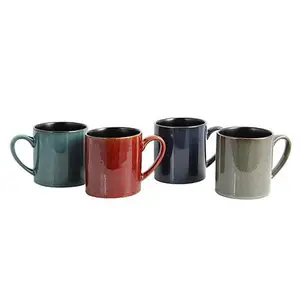 Gibson Home SkyScraper 4-piece  20 oz. Mug Set in Assorted Colors