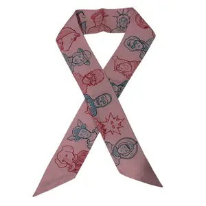 Pre-owned Hermes "Dress Code" Twilly scarf