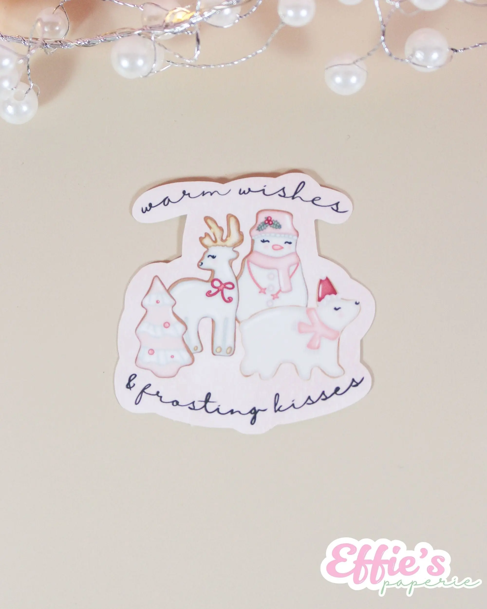 Warm Wishes & Frosting Kisses Sticker