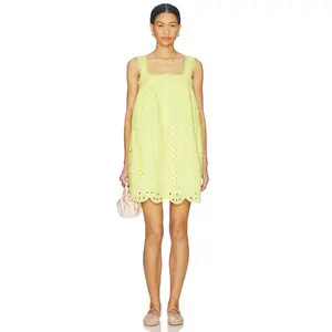 Line & Dot Marga Mini Dress in Yellow