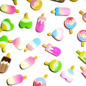 mini popsicles mix ,resin DIY charms for hair clips ，phone case or any other DIY project