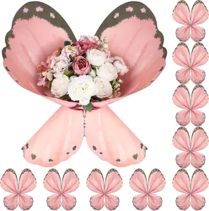 40 Sheets  Butterfly Wrapping Paper for Flower Bouquets - Floral Bouquet Packing Paper with Butterflies for Valentine s Day, Wedding, Birthday, DIY Crafts &  Supplies()