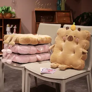 Hard Chair Hurting?  Upgrade to This Ultra-Soft Capybara Seat Pad - Cozy, Non-Slip & Adorable!