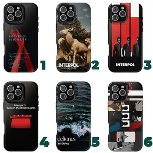 Interpol x Deftones Post-Punk & Alt-Rock Crossover Design Turn On the Bright Lights Inspired Art Themed Phone Case Premium Matte Texture, Protection, Shockproof, Anti-Drop, Anti-Fingerprint For IPhone 17-12, Pro Max, Pro Plus, and Samsung S25-22