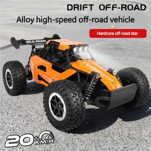 Alloy Rear Wheel Drive High Speed RC Off Road Car With Shock Absorption System All Terrain Performance Remote Control Vehicle For Kids And Adults 20+ KMH