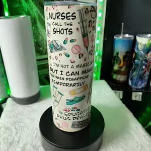 20oz nurse tumbler funny