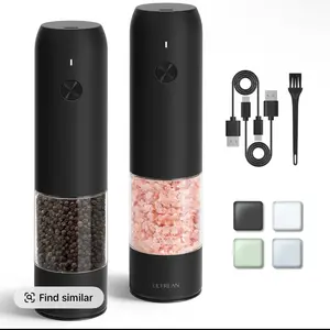 Electric Salt & Pepper Grinder Set