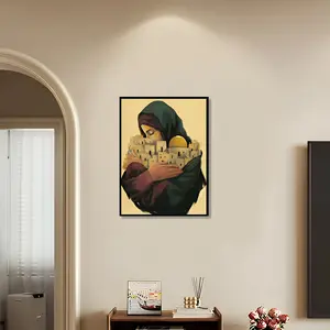 Human Artistic Wall Decor Frame, Ideal Gift for Home Office & Dining Areas, Classic Style Human-Themed Hanging Decoration