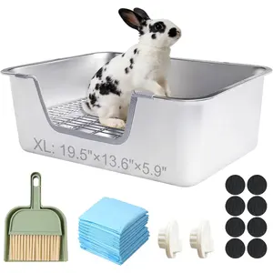 Stainless Steel Sifting Litter Box for  (XL)
