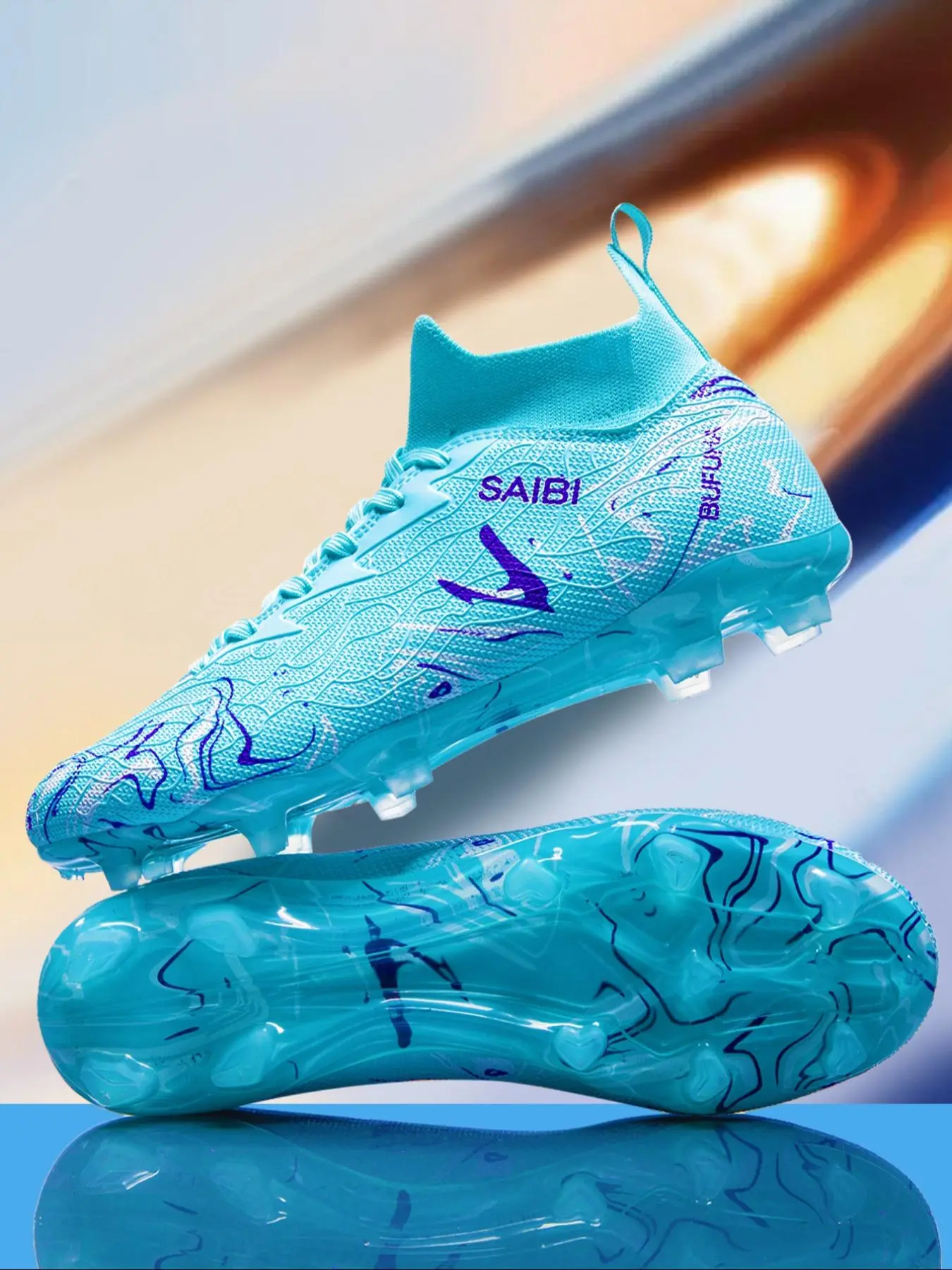 Men's Professional Football Shoes, Comfortable Breathable Football Cleats, Anti-slip Football Shoes for Outdoor Training & Competition, Football Boots, Soccer Cleats, Sports Football Shoes
