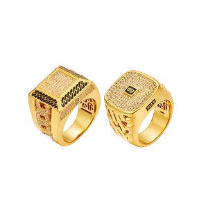 YC 18K  Eternity Ring Stackable Cubic Zirconia Band Ring Dainty Diamond Womeno and Man Streetwear Jewelry vintage Dainty Accessories