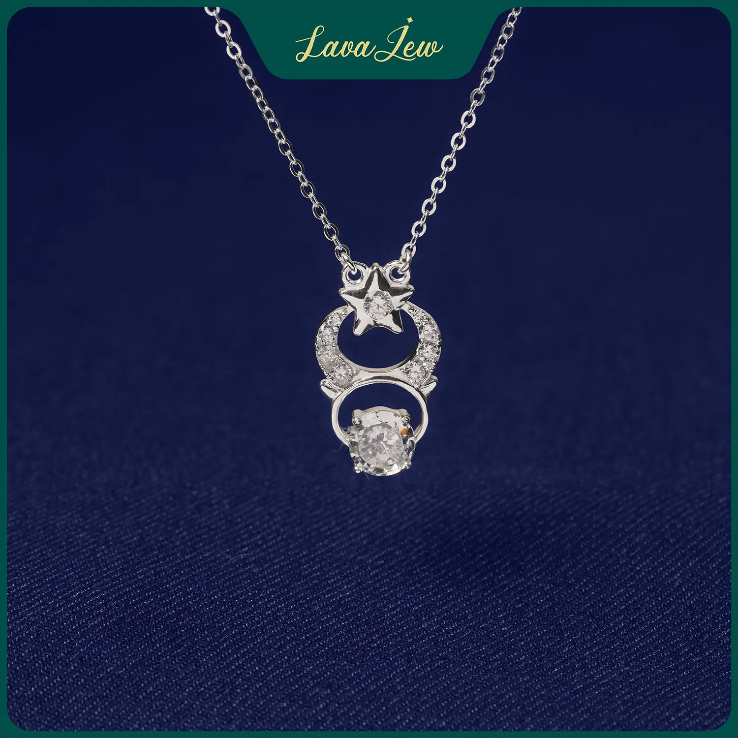 LavaJewelry Taurus Zodiac Necklace, 925 Sterling Silver Necklace, Necklace for Women and Girls