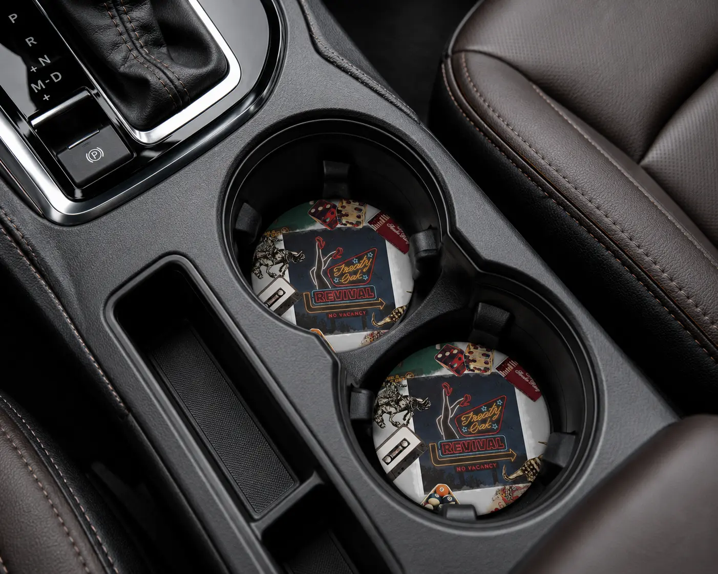 Car Coasters, Silicone Non-Slip Auto Cup Holders Inserts for Cars, Trucks, SUVs