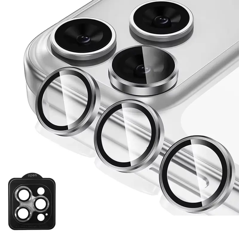 Phone Camera Lens Protector For iPhone 17 Pro Max AR+AF Individual Tempered Glass Lens Protector Mobile Phone Lens Smartphone Camera Accessories Cell Phone Accessories Cellphone Accessories