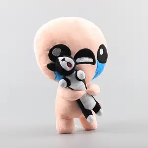 The Binding of Isaac Plush Toys ISAAC With Black Cat Plush Soft Stuffed Animals Toys Doll Gifts for Children Kids