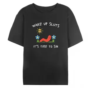 Wake Up Slts T-Shirt funny animal shirt meme graphic tee sarcastic t-shirt cursed tshirt unhinged humor top viral t-shirt
