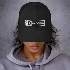 Blk Madonna Trucker Cap