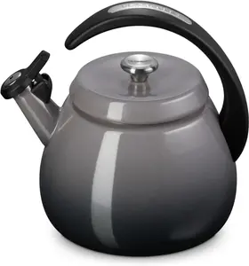 Enamel on Steel Cloche Kettle, 2.2 qt., Oyster