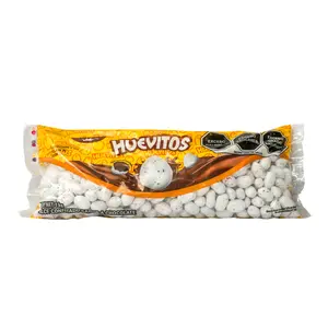 La Corona Huevito Pinto 1 kg - Creamy Milk Chocolate Eggs with Crunchy White Coating Snack Ideal for Snack Lovers