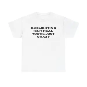 THE GASLIGHT SHIRT -  Tshirt Casual Classic Cotton Fashion Menswear Tee Streetwear Unisex