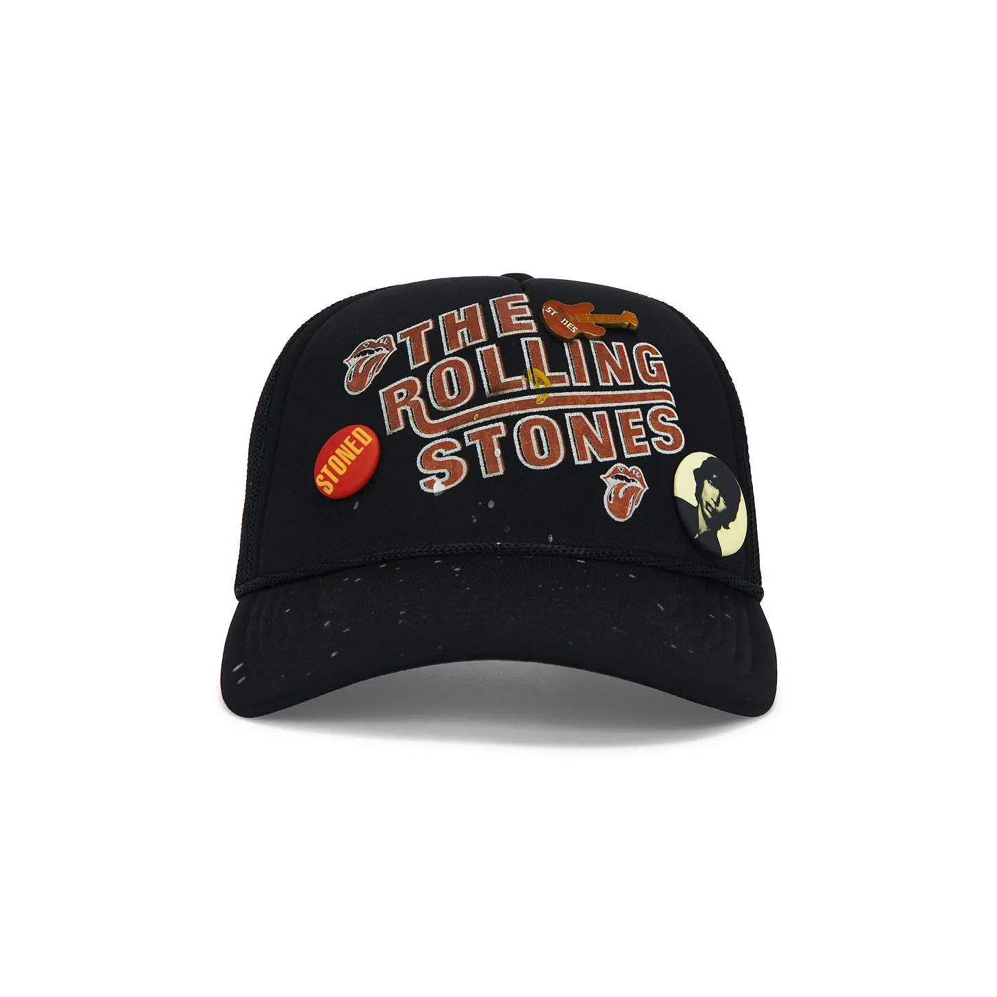 Madeworn Rolling Stones Hat in Black