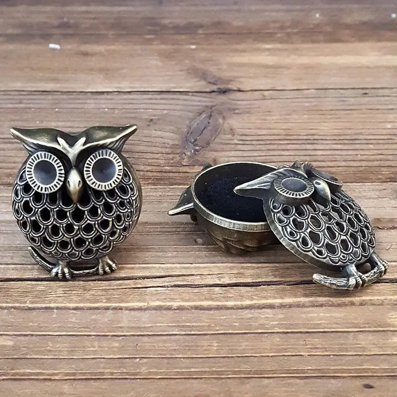 Owl Design Incense Burner, 1 Count Vintage Aromatherapy Decor for Home, Desktop Decoration for Living Room Bedroom Office, Scent