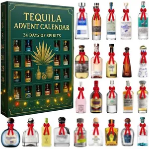（mold）2025 Tequila Advent Calendar, 24 Days Without Repetition Spirits, A Daily Tasting Journey Through, Surprise from Crisp Blancos to Aged Añejos, Christmas Advent Calendar for Gifts