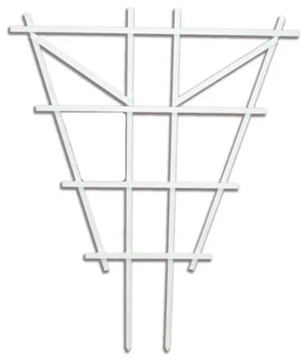 Heartland Home & Garden 84300 White Espalier Trellis, 4 x 3 in.