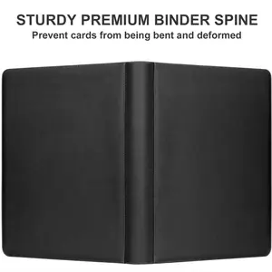 PU Leather Trading Card Binder | 9-Pocket TCG/Sport Card Protectors