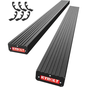 GARVEE Running Boards [6.5 Inches] Compatible with 2019-2024 Chevrolet Silverado/GMC Sierra 1500, 2020-2024 Silverado/Sierra 2500HD 3500HD Double/Extended Cab Aluminum Side Steps Nerf Bars