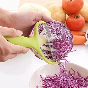 Julienne Peeler Vegetable Cutter Vegetable Chopper Veggie Salad Onion Chopper Potato Cheese Slicer Cabbage Shredder Kitchen Gadgets Appliances Food Processors New Home Essentials Cool Stuff