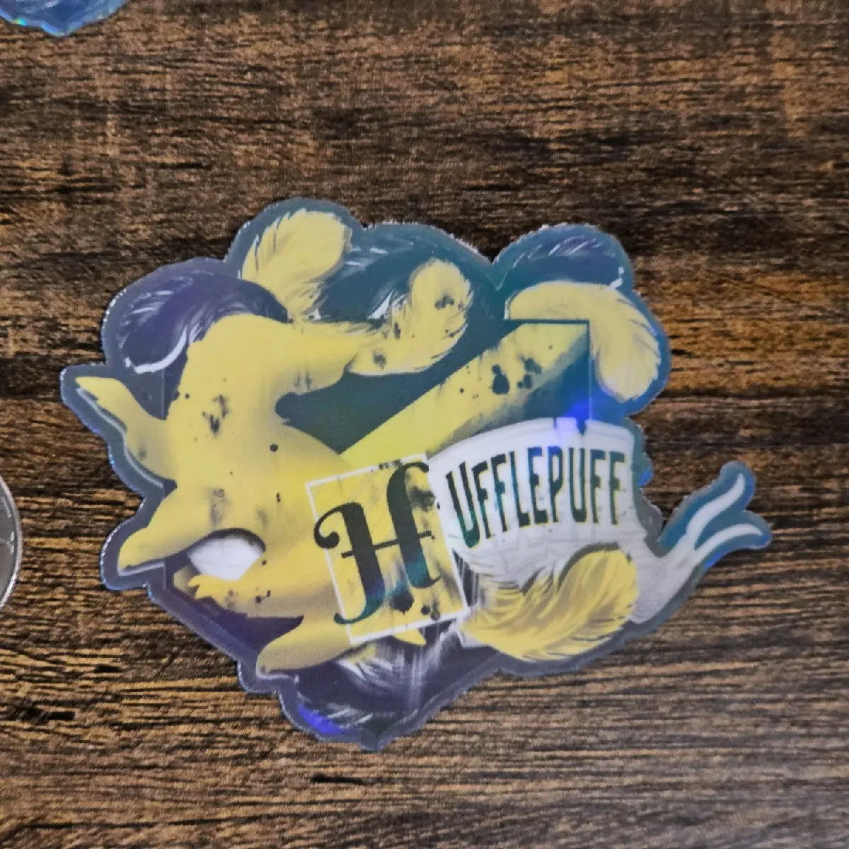 Hufflepuff Holographic Sticker