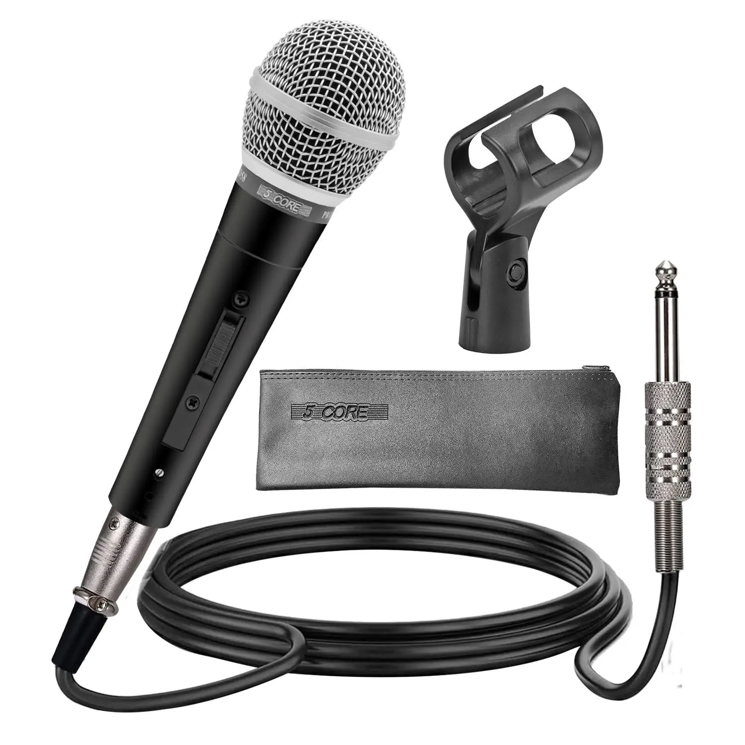 5Core XLR Microphone Dynamic Mic Karaoke Singing Studio Microfono Handheld Mics Usb Audio Mixer Live Audio Mixer