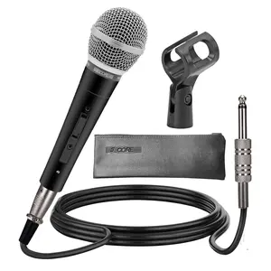 5Core XLR Microphone Dynamic Mic Karaoke Singing Studio Microfono Handheld Mics Usb Audio Mixer Live Audio Mixer
