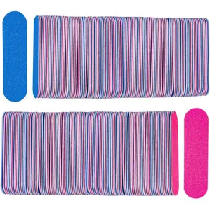 50/100/200 Pcs Disposable Dual-Sided Colorful Nail Files, Mini Portable 2 Inch Short, Essential DIY Manicure Tool Set for Home Use